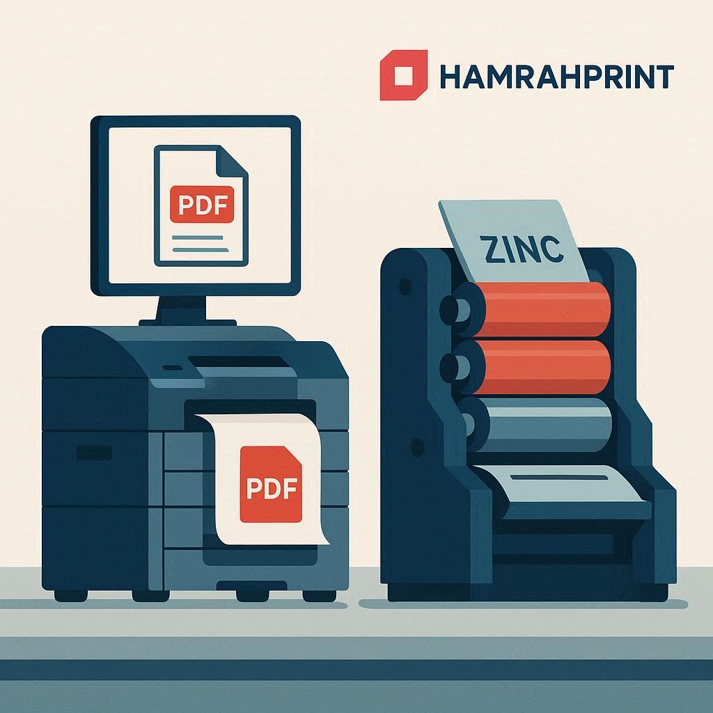 مقایسه چاپ دیجیتال و چاپ افست — کدام برای کار شما مناسب‌تر است؟