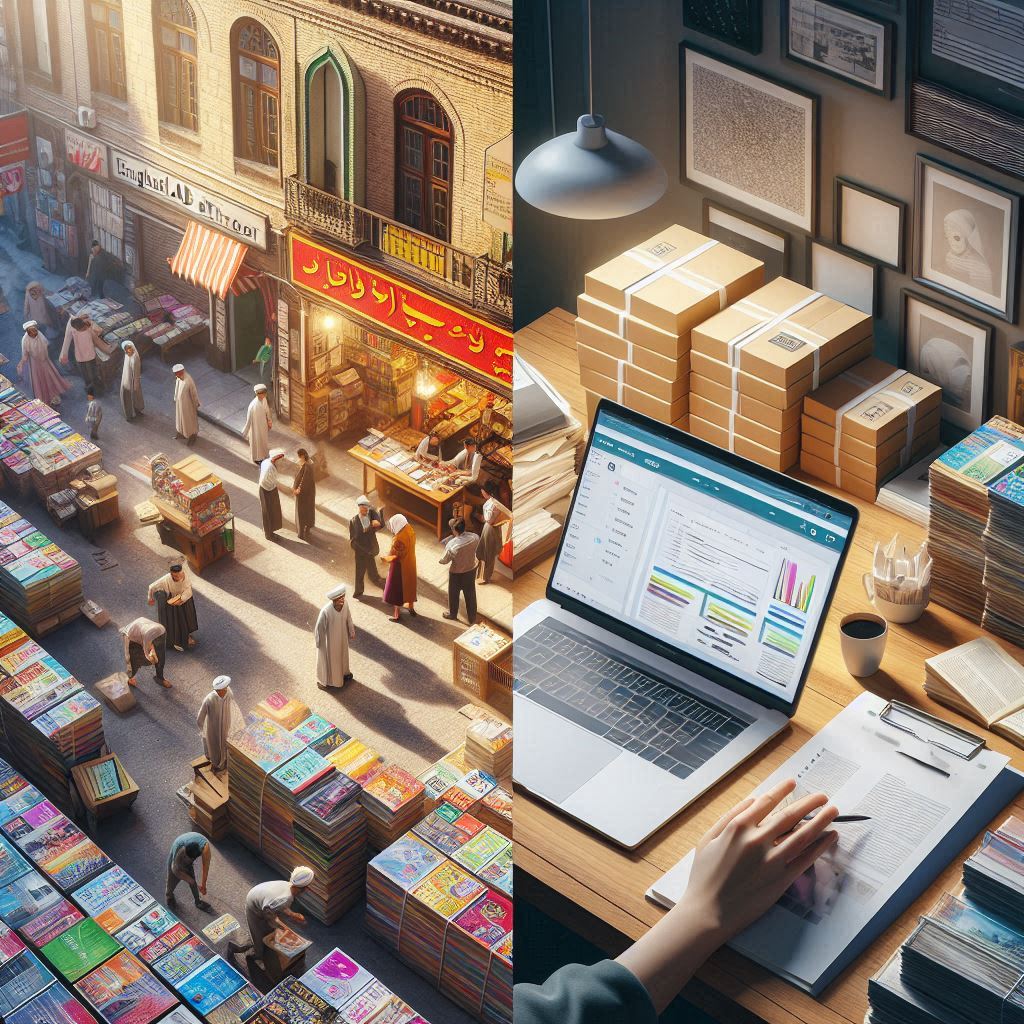 چاپ آنلاین بهتره یا چاپ حضوری انقلاب؟ مقایسه کامل قیمت، کیفیت و سرعت