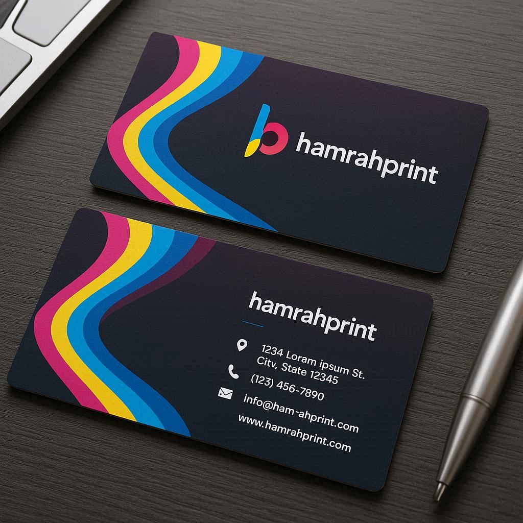 چاپ کارت ویزیت حرفه‌ای | طراحی، جنس و چاپ آنلاین با کیفیت در HamrahPrint